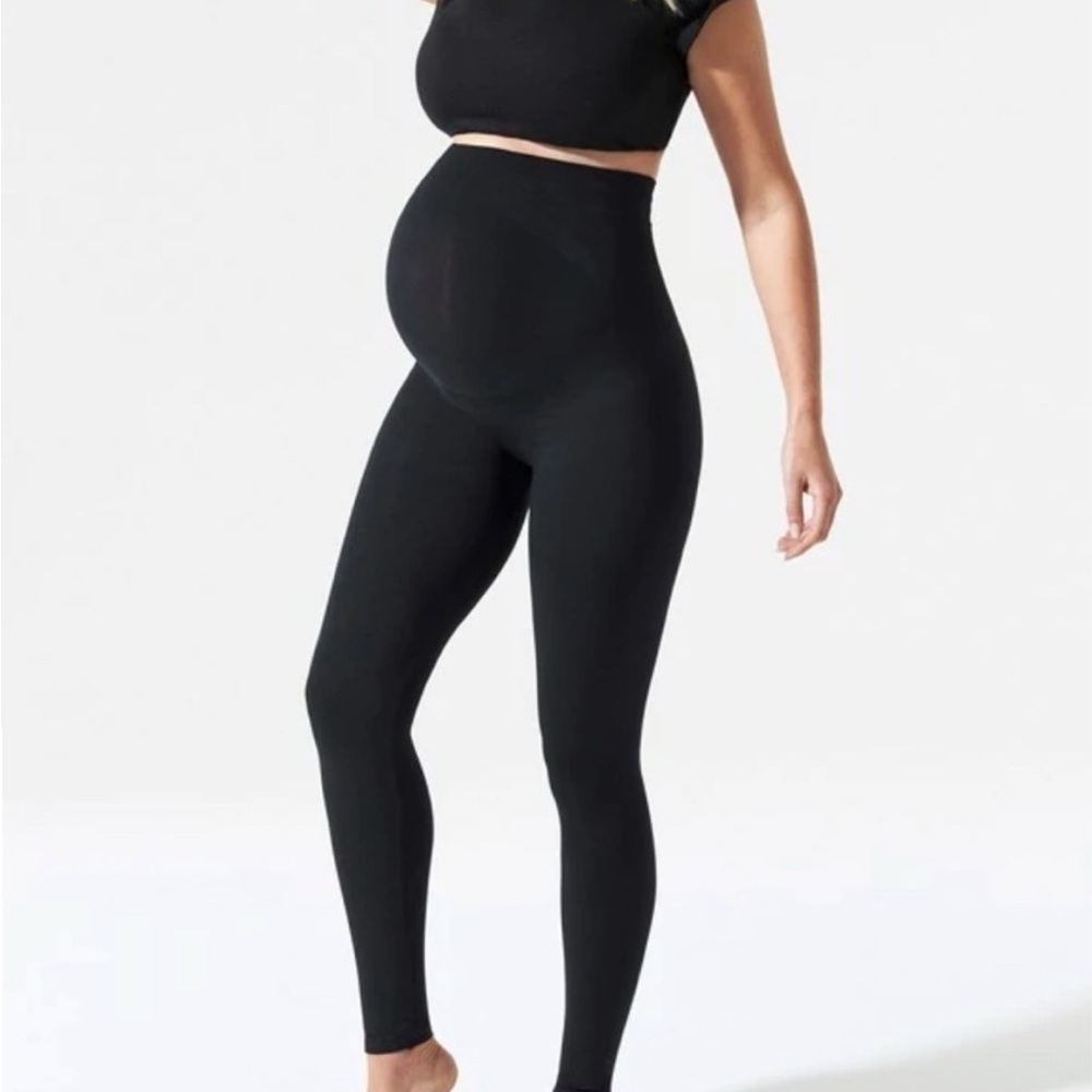 BLANQI Black Maternity High Rise Leggings